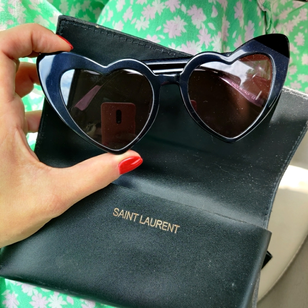Saint Laurent Love Heart Sunglasses